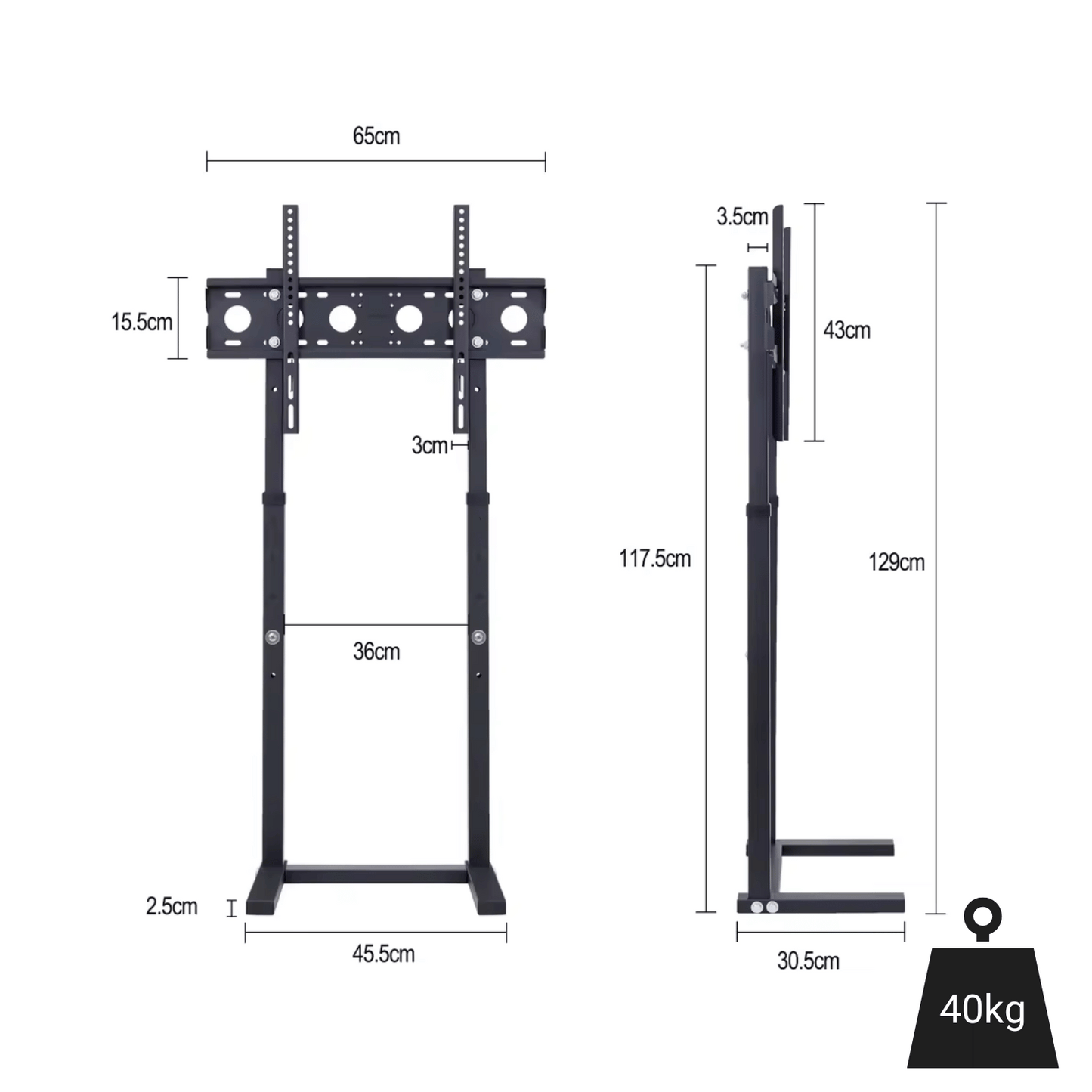 NeoStand 700 – Support TV sur pied universel 32" à 65"