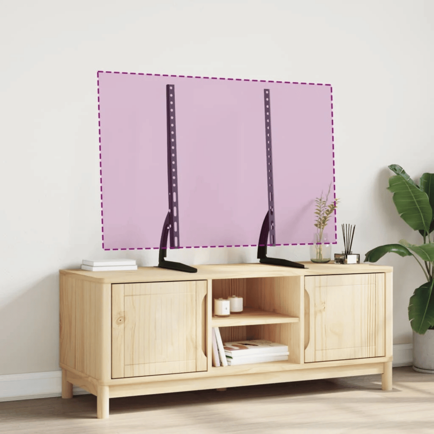 FlexStand Duo – Lot de 2 Supports TV sur Pied Réglables 37" à 75"