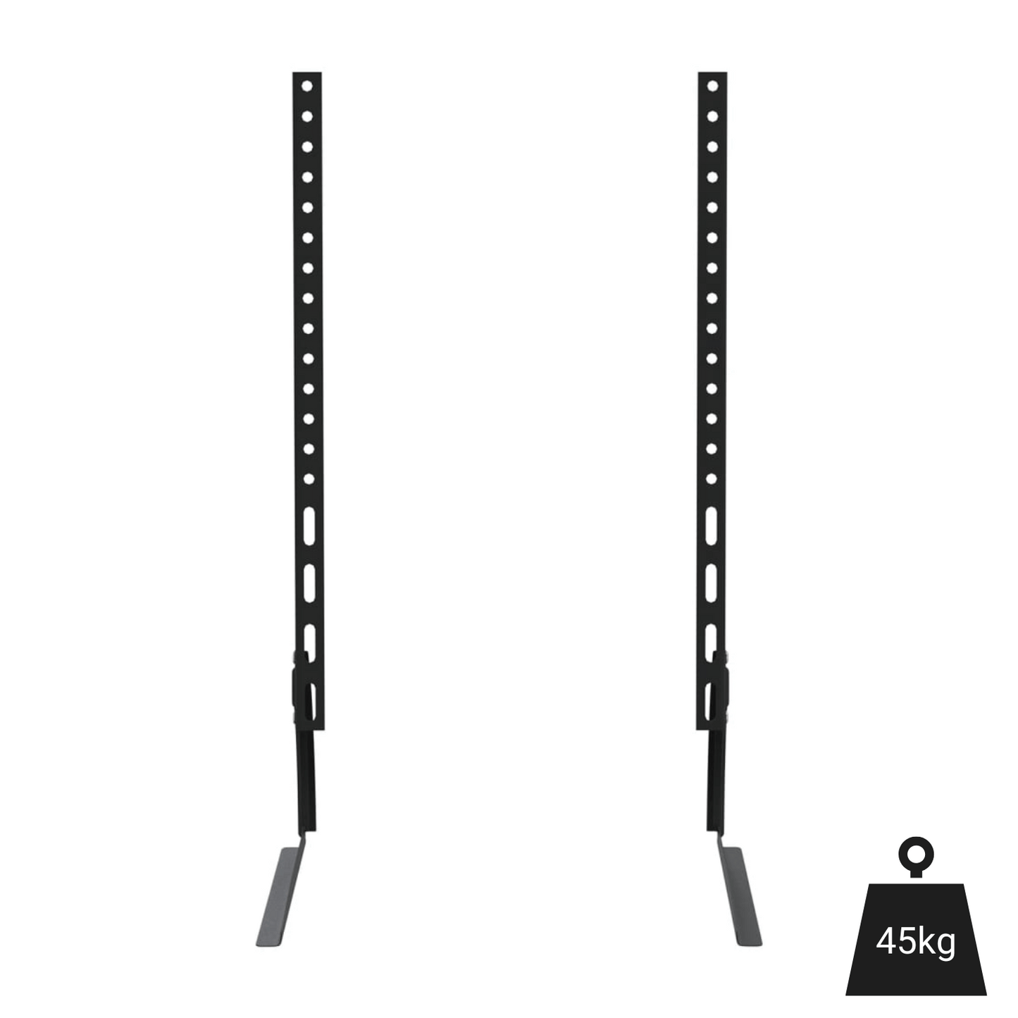FlexStand Duo – Lot de 2 Supports TV sur Pied Réglables 37" à 75"