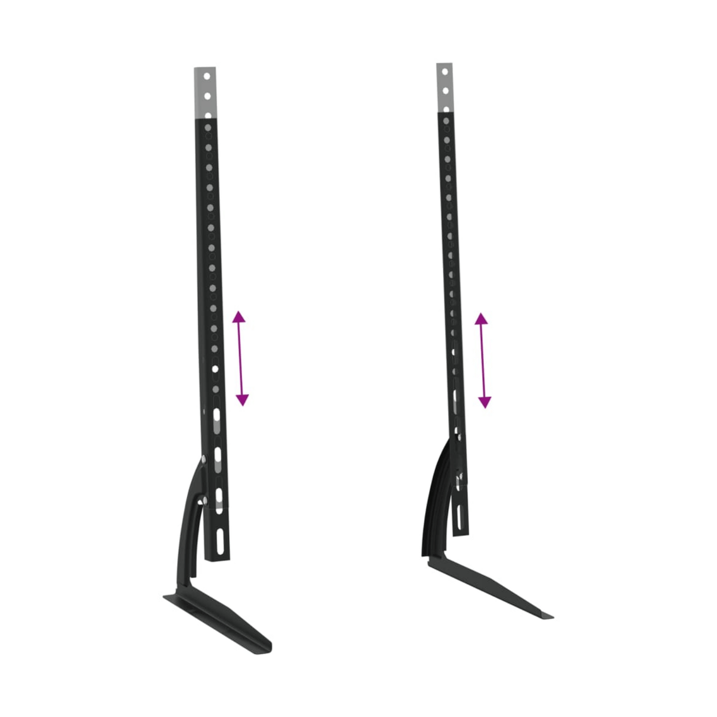FlexStand Duo – Lot de 2 Supports TV sur Pied Réglables 37" à 75"