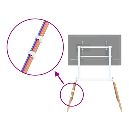 EaselWood 600 – Support TV Chevalet Design 37" à 86"