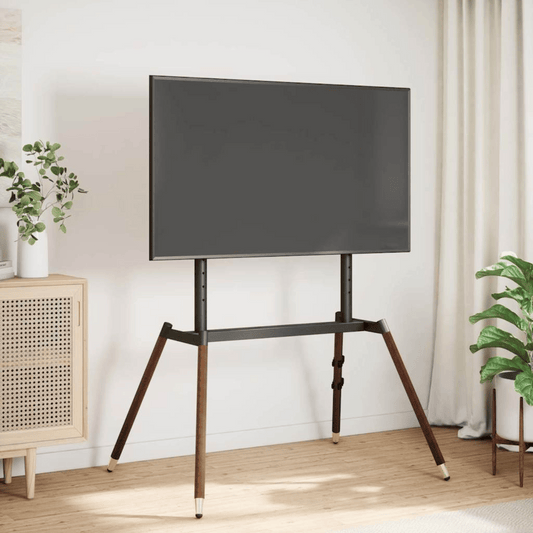 EaselWood 600 Noyer – Support TV Chevalet Élégant 37" à 86"