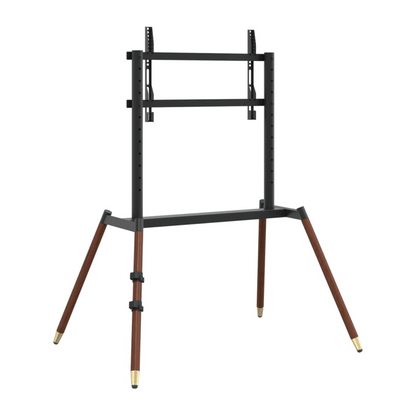 EaselWood 600 Noyer – Support TV Chevalet Élégant 37" à 86"
