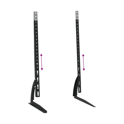 FlexStand Duo – Lot de 2 Supports TV sur Pied Réglables 37" à 75"