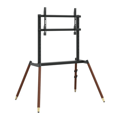 EaselWood 600 Noyer – Support TV Chevalet Élégant 37" à 86"